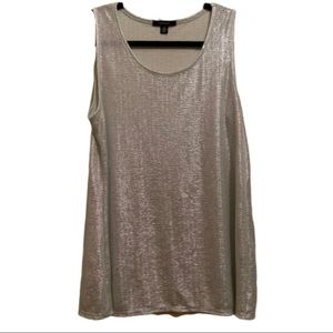 ESPRESSO Seafoam Green Shimmer Top M